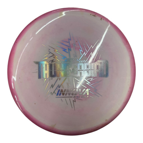 Vist Large View of Product Image Which is Used Innova HALO THUNDERBIRD Disc Golf Driver Pink 177g