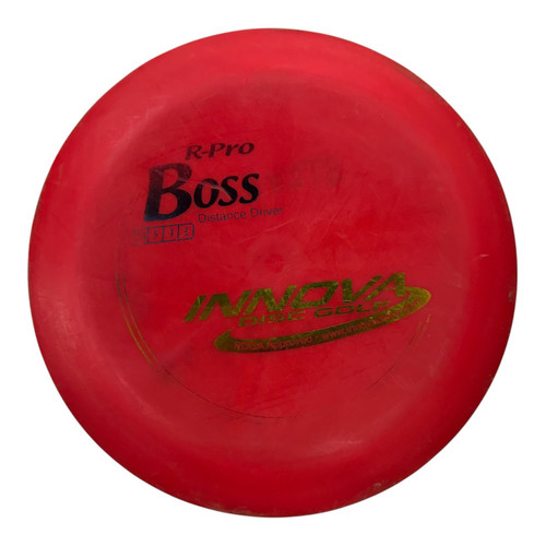 Vist Large View of Product Image Which is Used Innova R-PRO BOSS Disc Golf Driver Red 150g