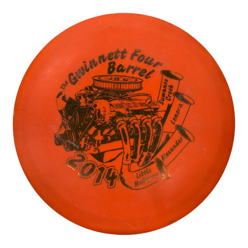 Vist Large View of Product Image Which is Used Innova DX TEEBIRD Disc Golf Driver Orange 174g