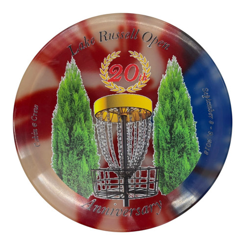 Vist Large View of Product Image Which is Used Discraft LEDGESTONE Z GLO BUZZZ OS Disc Golf Mid Range None 180g