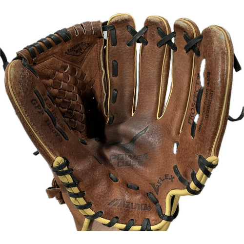 Vist Large View of Product Image Which is Used Mizuno Power Close GPP 1150Y3 Baseball Glove RH Throw Brown 11 1/2"