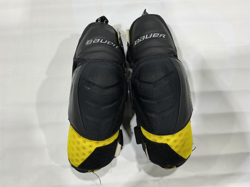 Vist Large View of Product Image Which is Used Bauer SUPREME ULTRASONIC Senior Elbow Pads Black And Yellow MD