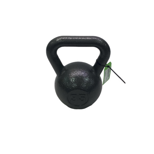 Vist Large View of Product Image Which is Used Kettle Dumbbell (Each) Grey 35 lb