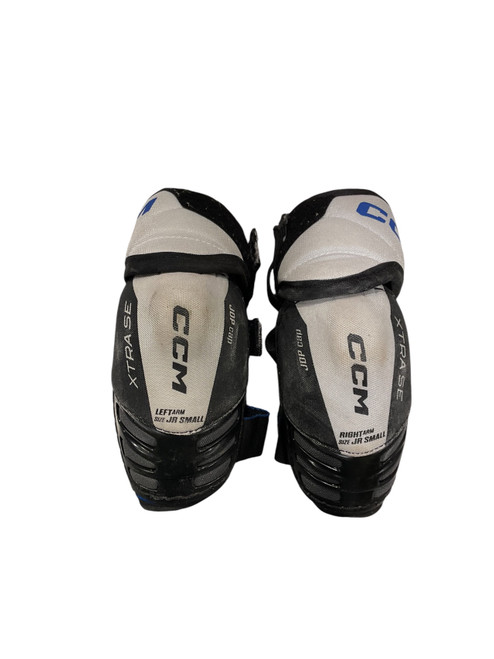 Vist Large View of Product Image Which is Used CCM XTRA SE Junior Elbow Pads SM