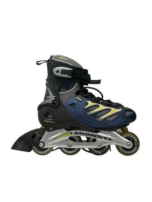 Vist Large View of Product Image Which is Used Salomon X-TR SPEEDSTER Senior Rec Fitness Skates Navy Blue Senior 10.5