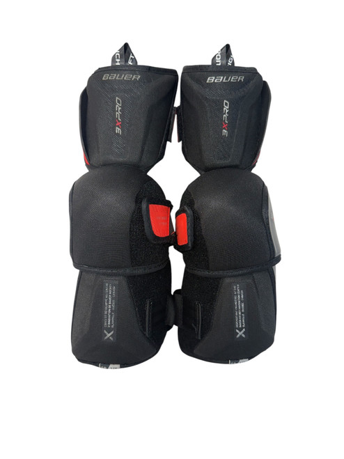 Vist Large View of Product Image Which is USED BAUER 3X PRO SENIOR HOCKEY ELBOW PADS - LG