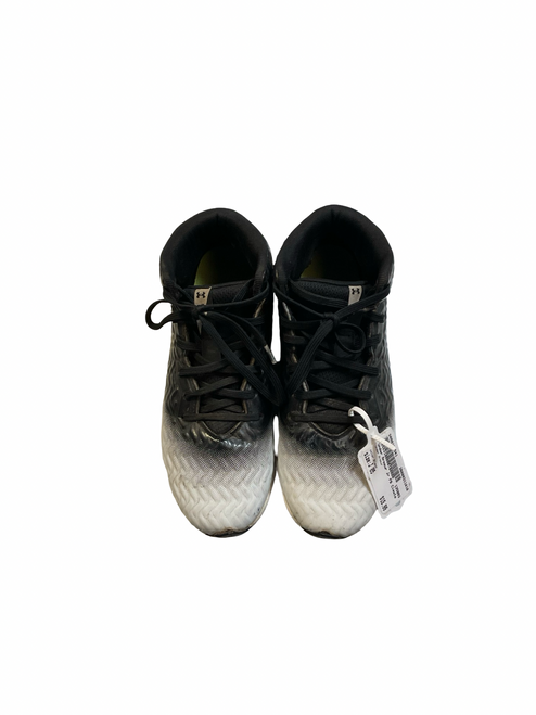 Vist Large View of Product Image Which is Used Under Armour Jr FB Cleats Black Junior 05