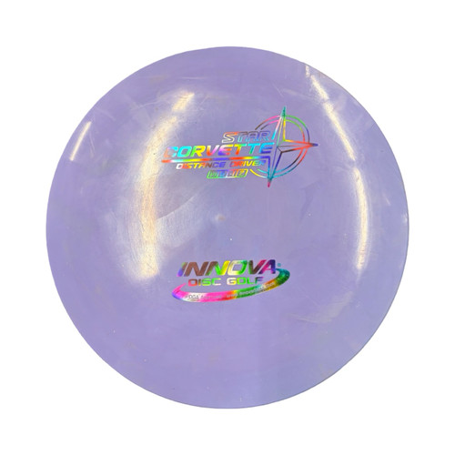 Vist Large View of Product Image Which is Used Innova Star Corvette Disc Golf Driver Purple