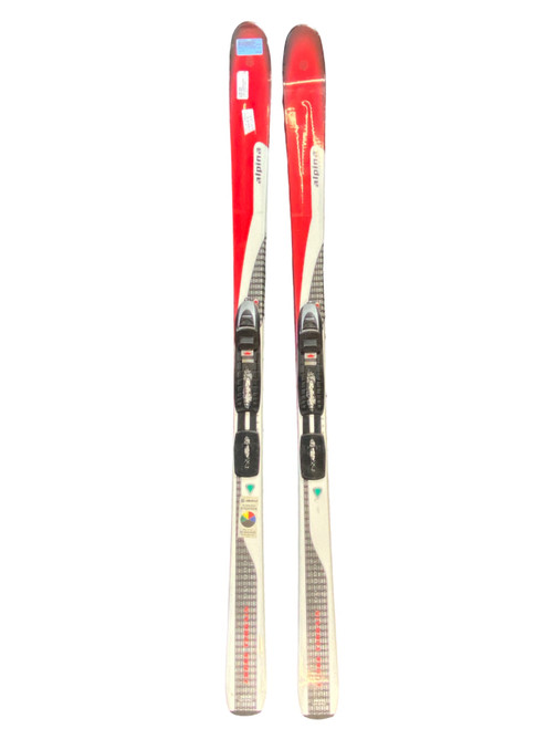 Vist Large View of Product Image Which is Used Alpina CROSS TERRAIN Boys XC Skis Only Red