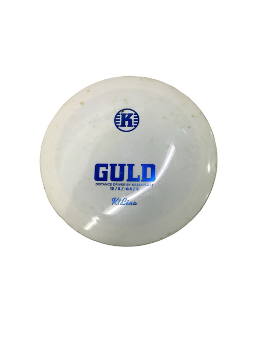 Vist Large View of Product Image Which is Used Kastaplast GULD Disc Golf Driver White 175g