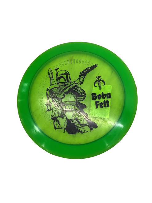 Vist Large View of Product Image Which is Used BOBA FETT Disc Golf Driver Green