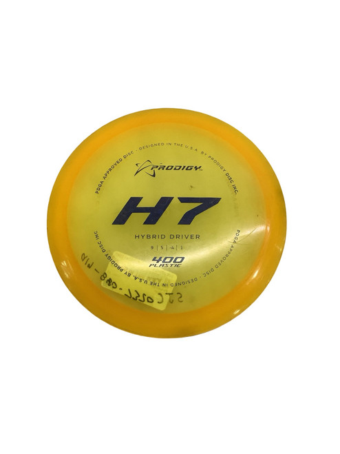 Vist Large View of Product Image Which is Used Prodigy H7 Disc Golf Driver Gold