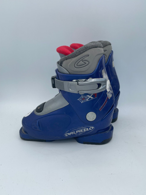 Vist Large View of Product Image Which is Used Dalbello X1 SPIDER Boys DH Ski Boot Royal Blue 205 MP - J01