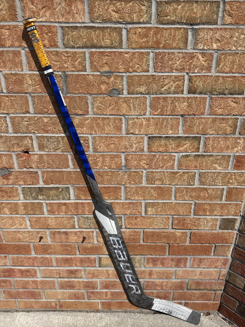Vist Large View of Product Image Which is Used Bauer ULTRA SONIC Senior Goalie Stick Royal Blue 26" (new= $350)