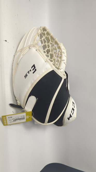 Vist Large View of Product Image Which is Used CCM E4.5 GOALIE CATCH Junior Goalie Catcher White/Black/Red