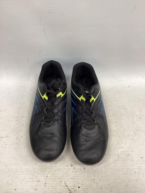 Vist Large View of Product Image Which is Used Dsg SPEED VIPER Soccer Cleats Black And Carolina Blue Junior 05.5