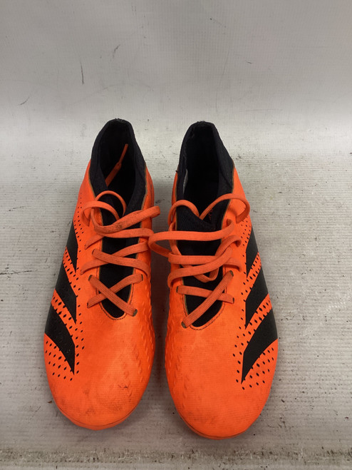 Vist Large View of Product Image Which is Used Adidas PREDATOR Soccer Cleats Black And Orange Junior 05