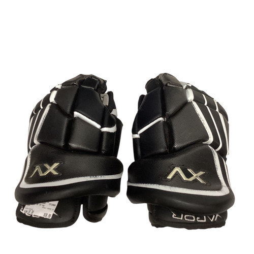 Vist Large View of Product Image Which is Used Bauer VAPOR XV Senior Gloves Black 14"