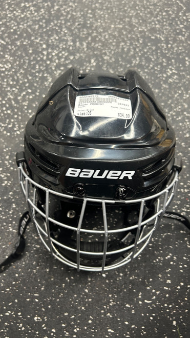 Vist Large View of Product Image Which is Used Bauer PRODIGY Helmet Cage Combo Black One Size