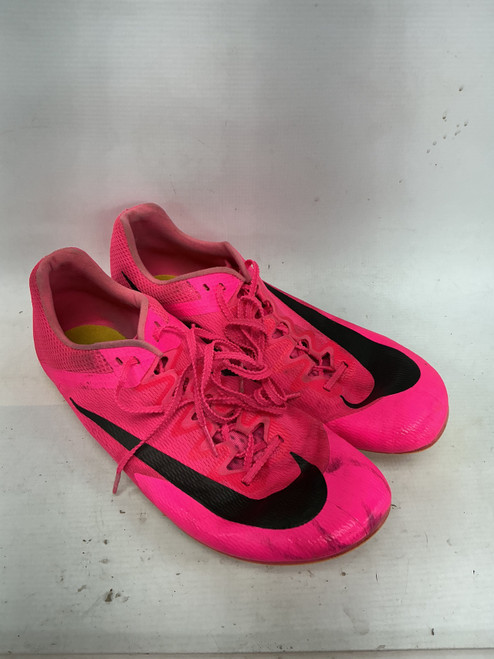 Vist Large View of Product Image Which is Used Nike Track & Field Cleats Adult Pink Senior 12