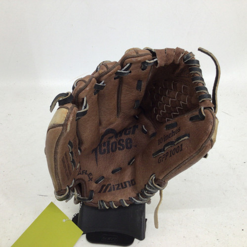 Vist Large View of Product Image Which is Used Mizuno POWER CLOSE 10 IN LHT BB/SB GLOVE BB/SB Glove LH Throw Brown 10"