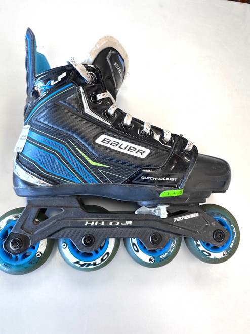 Vist Large View of Product Image Which is Used Bauer Roller Hockey Skates Black Adjustable