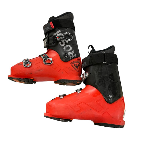Vist Large View of Product Image Which is Used Rossignol EVO 6W Mens DH Ski Boot Red 285 MP - M10.5 - W11.5