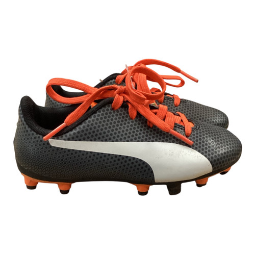 Vist Large View of Product Image Which is Used Puma Soccer Cleats Black Youth 10.0