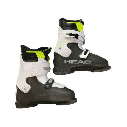 Vist Large View of Product Image Which is Used Head Z2 Boys DH Ski Boot White 225 MP - J04.5 - W5.5
