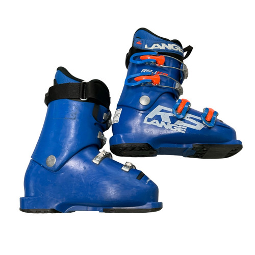 Vist Large View of Product Image Which is Used Lange RSJ 60 Boys DH Ski Boot Royal Blue 205 MP - J01