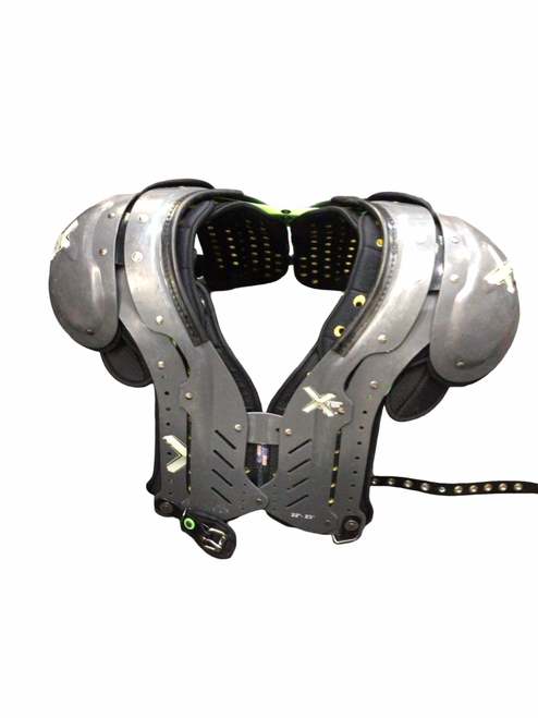 Vist Large View of Product Image Which is Used X-Factor XJ-40 FB Shoulder Pads Grey 3X