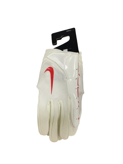 Vist Large View of Product Image Which is Used Nike VAPOR JET FB Gloves Red And White MD