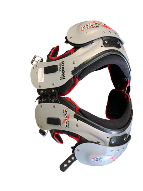 Vist Large View of Product Image Which is Used Riddell POWER FB Shoulder Pads Grey XL