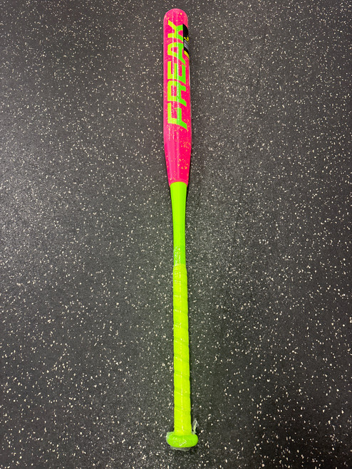 Vist Large View of Product Image Which is Used Miken NIW FREAK SPLATTER MSU6FRKB 27OZ BB/SB Slowpitch Bat 34"