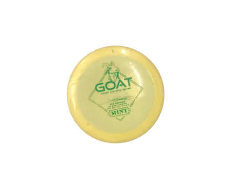 Vist Large View of Product Image Which is Used Mint GOAT Disc Golf Driver Yellow