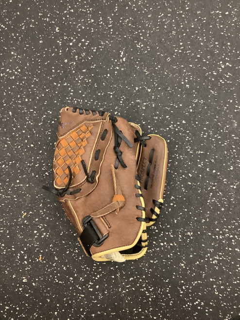 Vist Large View of Product Image Which is Used Mizuno POWER CLOSE BB/SB Glove RH Throw Brown 11"