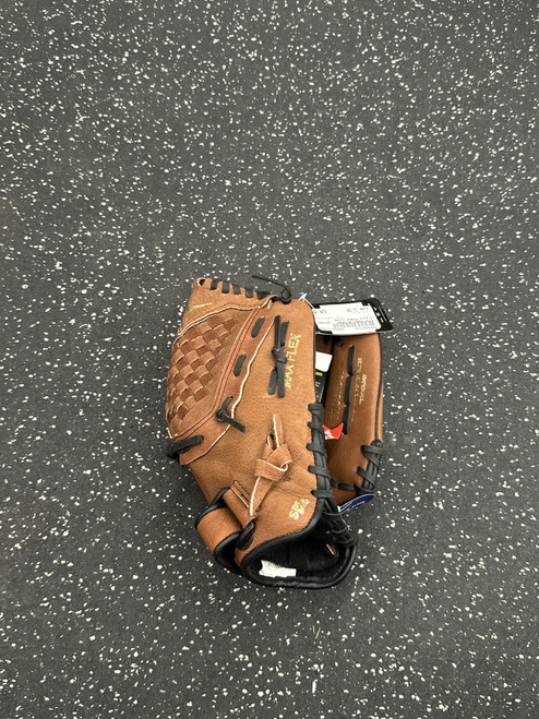 Vist Large View of Product Image Which is Used Mizuno POWER CLOSE BB/SB Glove RH Throw Brown 11"