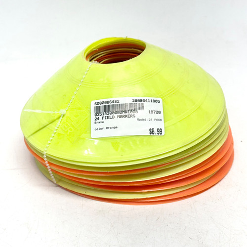 Vist Large View of Product Image Which is Used Brava 24 PACK Soccer Field Marker Orange