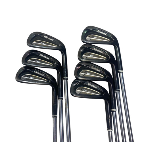 Vist Large View of Product Image Which is Used Cleveland CG16 TOUR BLACK Mens Iron Set RH 4I-PW