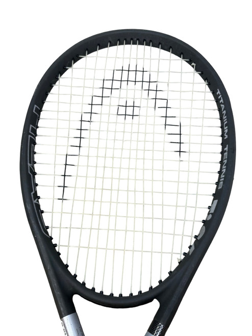 Vist Large View of Product Image Which is Used Head TI.S6 Adult Tennis Racquet Black 4 5/8"