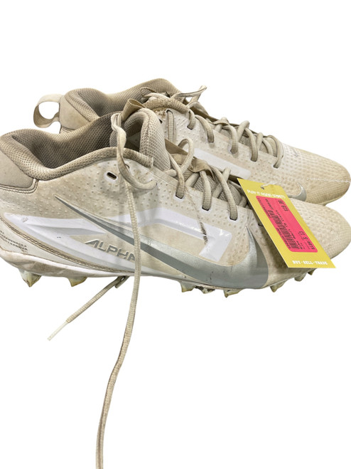 Vist Large View of Product Image Which is Used Nike Adult FB Cleats White Senior 13