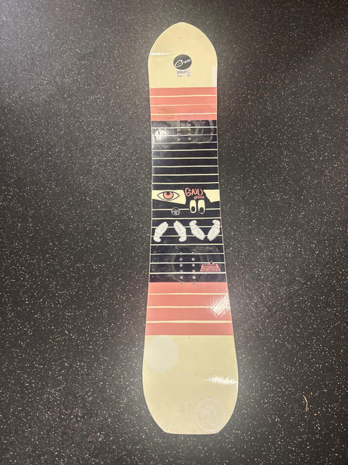 Vist Large View of Product Image Which is Used GNU GLOSS DECK Womens Snowboard Only White 145 cm