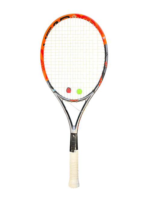 Vist Large View of Product Image Which is Used Head RADICAL LITE Adult Tennis Racquet Orange 4 1/8"