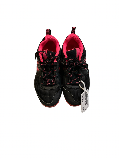 Vist Large View of Product Image Which is Used Under Armour BB CLEATS BB/SB Cleats Black And Pink Youth 13.0