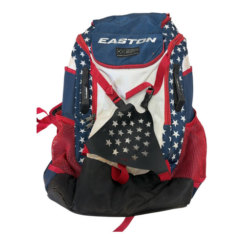 Vist Large View of Product Image Which is Used Easton WALK OFF BB/SB Player Backpack Red