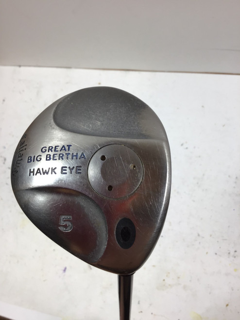 Vist Large View of Product Image Which is Used Callaway GREAT BIG BERTHA HAWKEYE Mens Fairway Wood RH 5 Wood