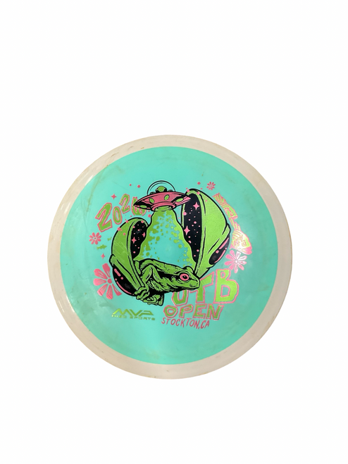 Vist Large View of Product Image Which is Used MVP DELIRIUM Disc Golf Driver Turquoise
