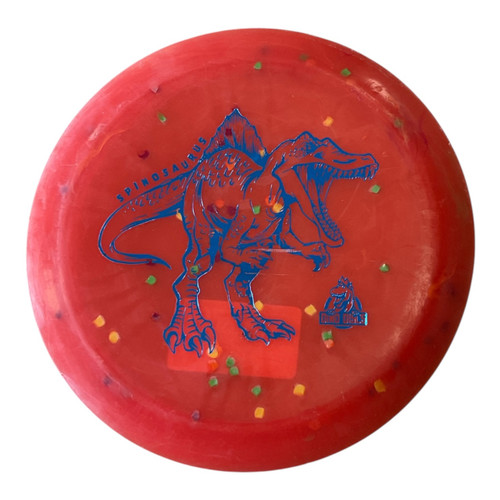 Vist Large View of Product Image Which is Used DINO DISCS SPINOSAURUS Disc Golf Driver Red