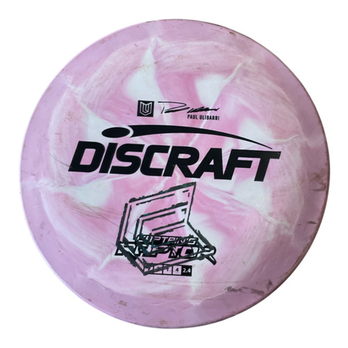 Vist Large View of Product Image Which is Used Discraft ESP CAPTAINS RAPTOR Disc Golf Driver Pink 173g
