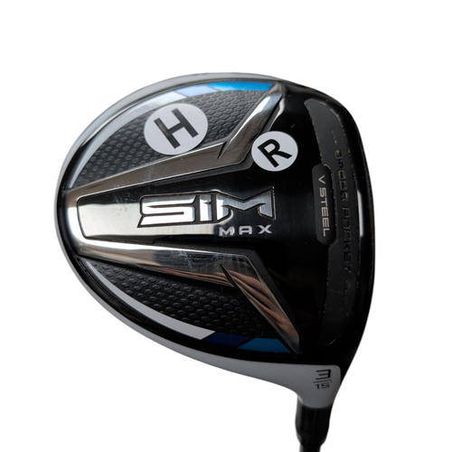 Vist Large View of Product Image Which is Used Taylormade SIM Mens Fairway Wood Right Hand 3 Wood